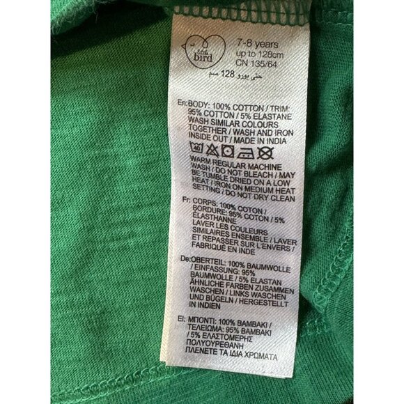 Little Bird By Jools Colour The Rainbow L/S Raglan 7-8 Years - Picture 7 of 9